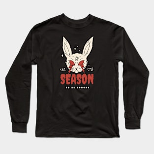 Scary Halloween Rabbit Long Sleeve T-Shirt